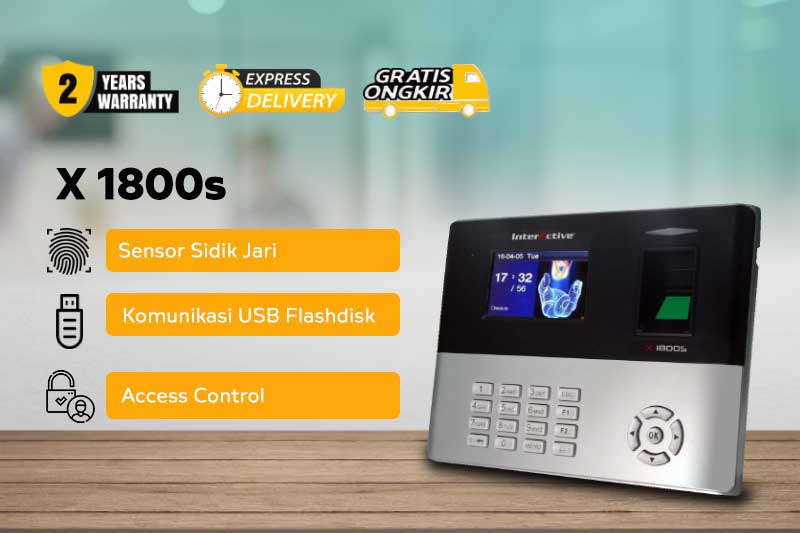 Mesin Sidik Jari X1800 S, Mesin Sidik Jari Absensi X1800 S Surabaya