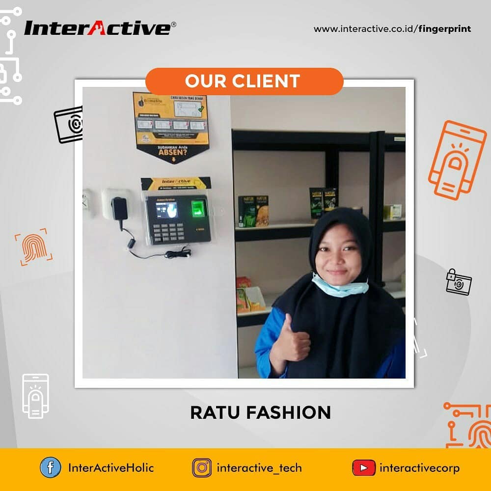 Klien InterActive fingerprint Ratu Fashion