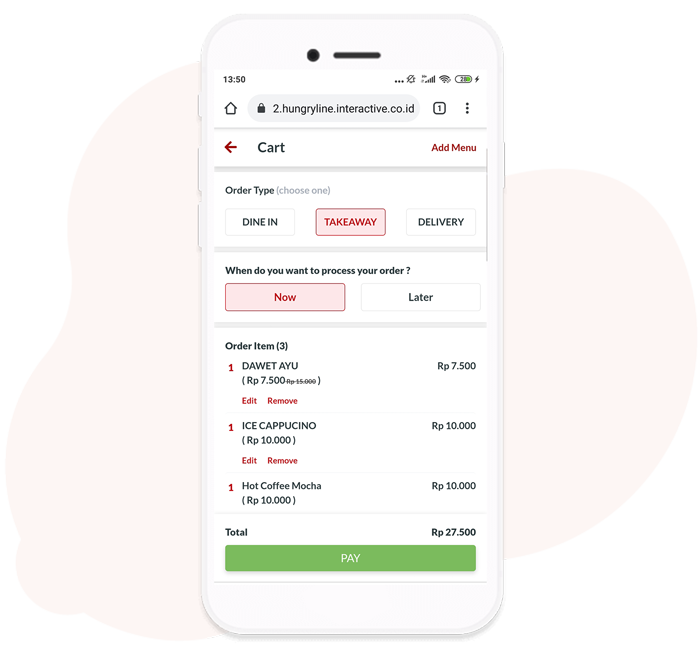 interactive myprofit type pos kasir online order